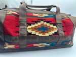 Sedona Turquoise Leather Travel Bag Weekend Bag Duffel Bag Carry On Western Bag Mens 7