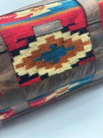 Sedona Turquoise Leather Travel Bag Weekend Bag Duffel Bag Carry On Western Bag Mens 9