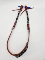 Blue Rodeo One Ear Western Beaded Headstall Cowboy Horse Tack Bridle 10