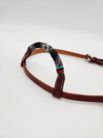 Blue Rodeo One Ear Western Beaded Headstall Cowboy Horse Tack Bridle 13