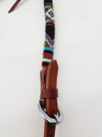 Blue Rodeo One Ear Western Beaded Headstall Cowboy Horse Tack Bridle 16