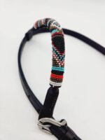 Blue Rodeo One Ear Western Beaded Headstall Cowboy Horse Tack Bridle 2