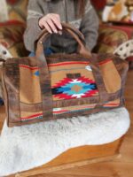 Western Bags Purses Cowhide Pendleton Wool NFR Fashion Cowgirl Duffel Bags Weekend Bags Purses Mini Backpack Cowhide bag 110