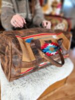 Western Bags Purses Cowhide Pendleton Wool NFR Fashion Cowgirl Duffel Bags Weekend Bags Purses Mini Backpack Cowhide bag 113