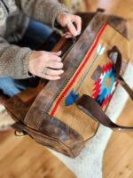 Western Bags Purses Cowhide Pendleton Wool NFR Fashion Cowgirl Duffel Bags Weekend Bags Purses Mini Backpack Cowhide bag 116