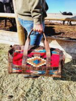 Western Bags Purses Cowhide Pendleton Wool NFR Fashion Cowgirl Duffel Bags Weekend Bags Purses Mini Backpack Cowhide bag 20