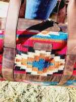 Western Bags Purses Cowhide Pendleton Wool NFR Fashion Cowgirl Duffel Bags Weekend Bags Purses Mini Backpack Cowhide bag 23