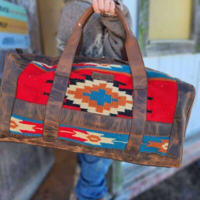 Western Bags Purses Cowhide Pendleton Wool NFR Fashion Cowgirl Duffel Bags Weekend Bags Purses Mini Backpack Cowhide bag 80