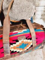 Western Bags Purses Cowhide Pendleton Wool NFR Fashion Cowgirl Duffel Bags Weekend Bags Purses Mini Backpack Cowhide bag 91