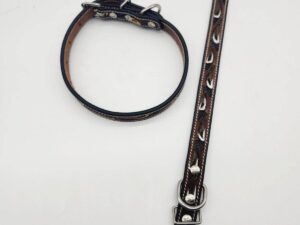 Leather Dog Collar For Sale Ranch Hand HUGE Clearance Blowout Prices Sunflower Turquoise Dog Collars 13