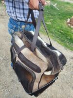 Hair On Cowhide Duffel Bag Leather Mens Bag Travel Bag Carry on weekend bag Womens Fashion (14)