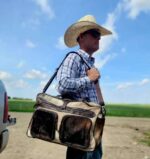 Hair On Cowhide Duffel Bag Leather Mens Bag Travel Bag Carry on weekend bag Womens Fashion (6)