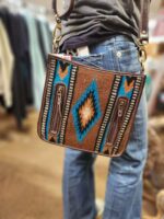 Saddle Blanket Duffel Bag Western Purse Carryon travel bag weekend bag crossbody cowgirl boho gypsy fashion (15)