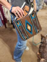 Saddle Blanket Duffel Bag Western Purse Carryon travel bag weekend bag crossbody cowgirl boho gypsy fashion (17)