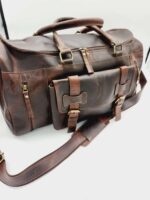 a western bags leather fashion bag duffel travel bag weekend bag purse tote saddle blanket (17)