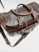 a western bags leather fashion bag duffel travel bag weekend bag purse tote saddle blanket (19)