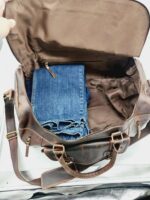 a western bags leather fashion bag duffel travel bag weekend bag purse tote saddle blanket (21)