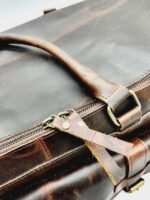 a western bags leather fashion bag duffel travel bag weekend bag purse tote saddle blanket (24)