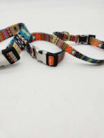 ranch hand soft cloth dog collars adjustable western patterns waterproof dog collar (45)