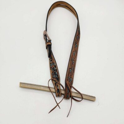 Leather Headstalls Western Bridles Beaded Sunflower Leather Bridles Western Horse Tack (63)