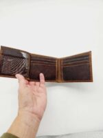 Leather Wallet Fathers day gift , gift for dad, Handmade men's leather wallet LeatherTriBi fold Wallet, Personalized Wallet, Men's Wallet, minimalist wallet, Groomsmen (2)