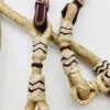 Leather Show Stopper Headstall + Rawhide Braided Bosal - view 5