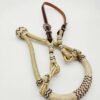 Leather Show Stopper Headstall + Rawhide Braided Bosal - view 4