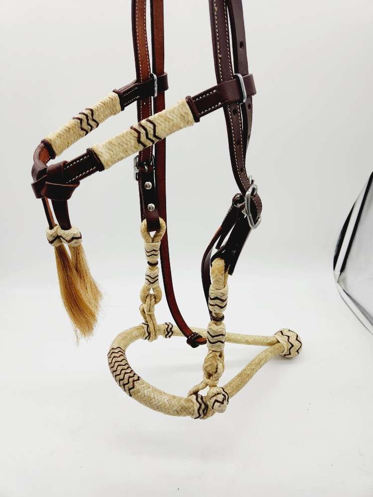 Rancher Rawhide- One Ear Leather Headstall - Ranch Hand Store