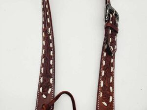 Turquoise Buckstitch Whipstitch HEadstall WEstern Breast Collar Horse TAck Western RAnch Hand (41)