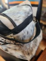 A Saddle Blanket Leather Cowhide bags weekend bag duffel bags tote purse crossbody western fashion travel bag diaper bag western diaper (25)