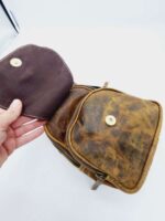 Western backpack crossbody sling bag purse cowhide leather high quality fashionable bag (17)