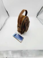 Western backpack crossbody sling bag purse cowhide leather high quality fashionable bag (20)