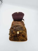 Western backpack crossbody sling bag purse cowhide leather high quality fashionable bag (25)