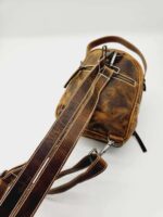 Western backpack crossbody sling bag purse cowhide leather high quality fashionable bag (26)