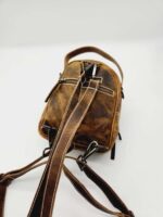 Western backpack crossbody sling bag purse cowhide leather high quality fashionable bag (27)