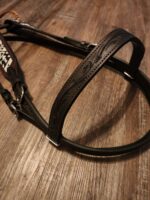 Apache Red Headstall Western Bridle Leather Breast Collar Split Reins Beading (19)