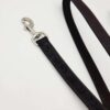 Leather Leash - Midnight Tooled - view 3
