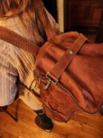 Wearable duffel bag oversized leather backpack great duffel carry on leather bag carry on (8)