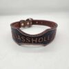 Leather Dog Collar - SASSHOLE - view 5