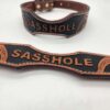 Leather Dog Collar - SASSHOLE - view 3