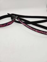 pink sunflower leather dog leash dog collar leashes for dogs leather leash pink yellow sunflower teal turquoise (25)