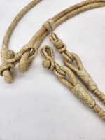 Horse tail bags romel reins rawhide reins western show reins for western horses (15)