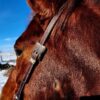 Classic Rose Sliding One Ear Headstall - Rose Gold Hardware - view 4