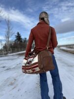 Leather backpacks western bag gym bag bag pack cowgirl fashion ranch hand (25)