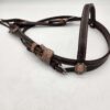 Classic Rose - Browband Headstall - Short Cheek/Pony Size