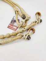 Rawhide romel reins with popper leather western show reins romel (7)