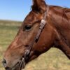 Classic Rose Sliding One Ear Headstall - Rose Gold Hardware