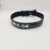 Leather Dog Collar - Navajo Spring - Beaded - view 4