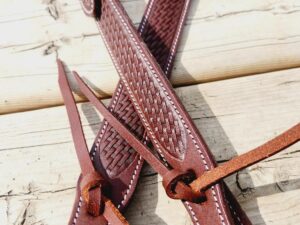 Leather headstall bridle western horse tack quarter horse western belt headstall buckstitch rose gold leather (9)