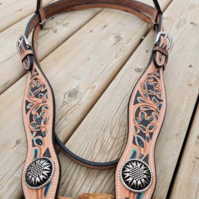 Turquoise Breeze Browband Headstall - view 2